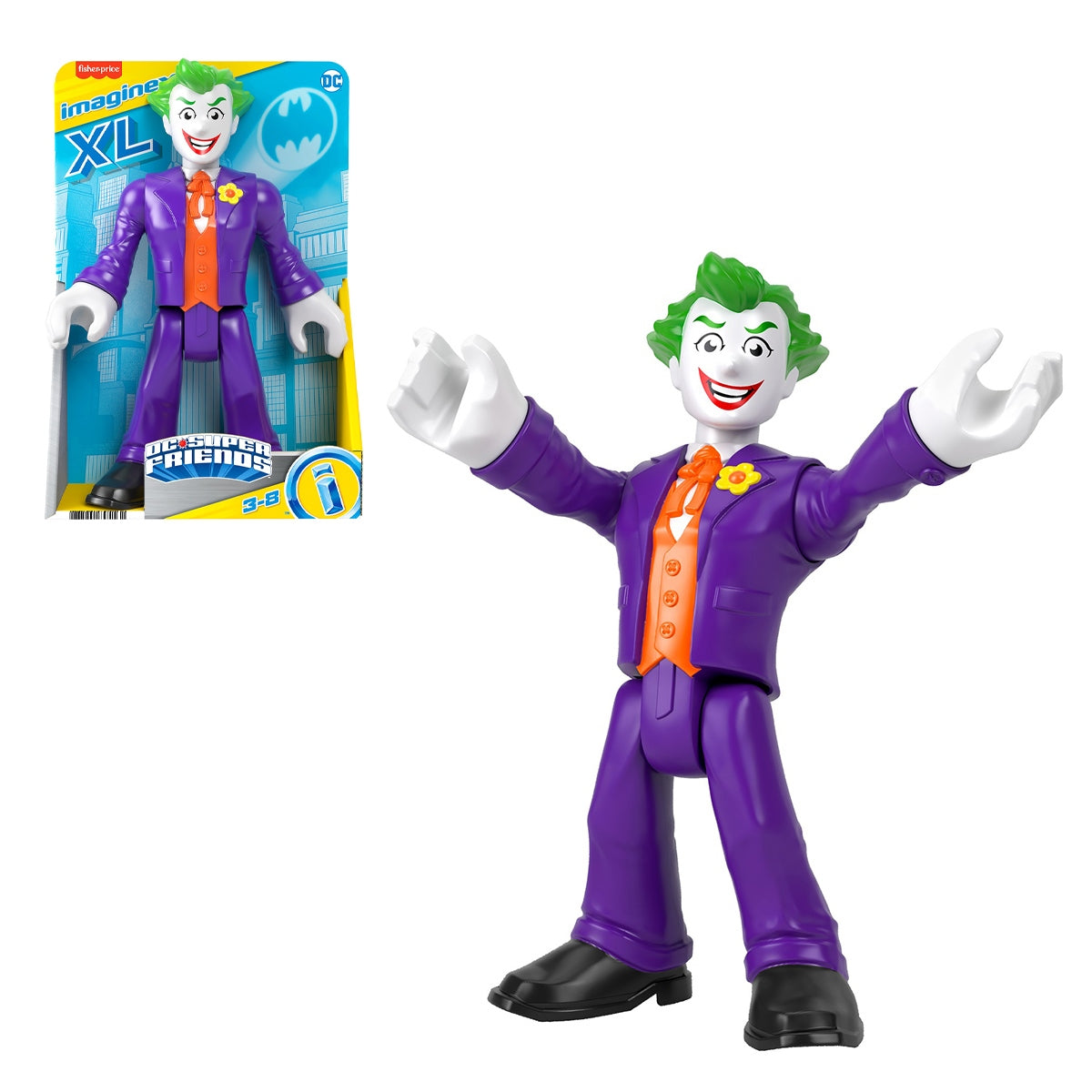 Imaginext Dc Super Friends Figura The Joker Xl